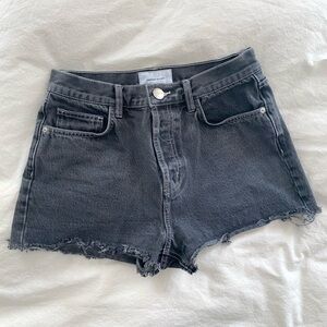 Current/Elliott Gray Denim Women Shorts